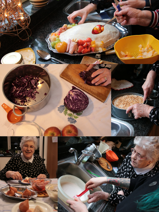 Foto's uit de fotoshoot met Oma Snep